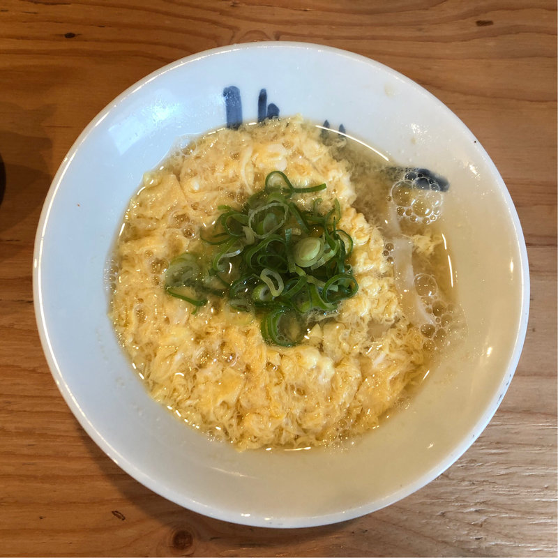 卵とじうどん(粉やなぎ)