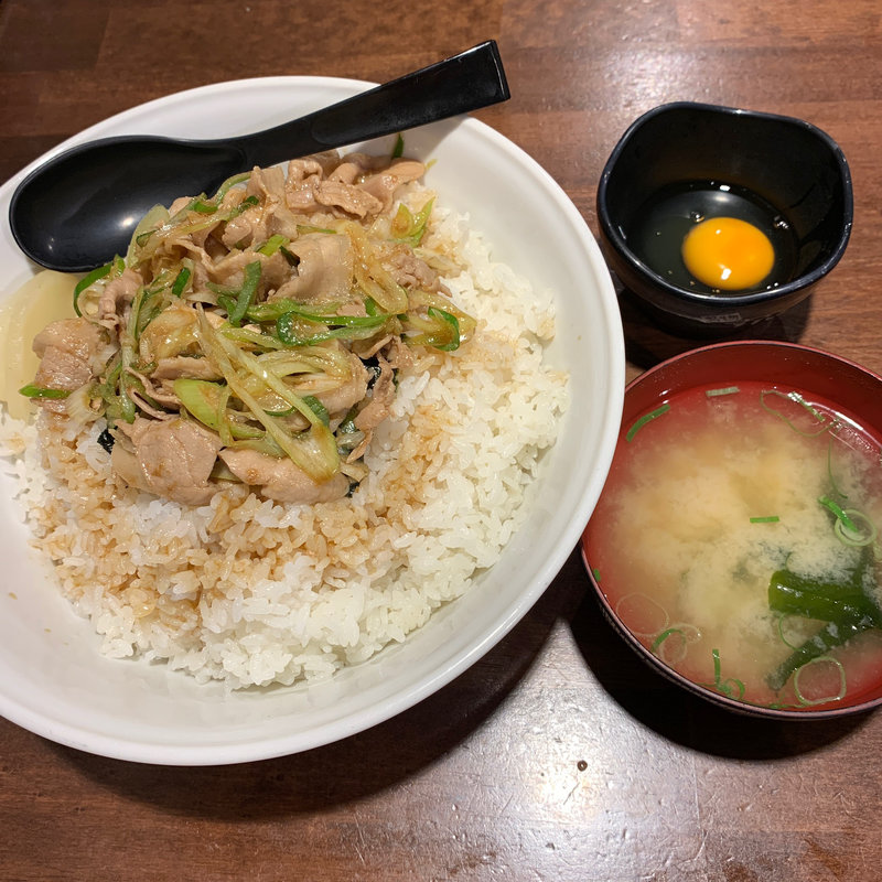 生姜丼大盛りチャレンジ(伝説のすた丼屋 国立東店)