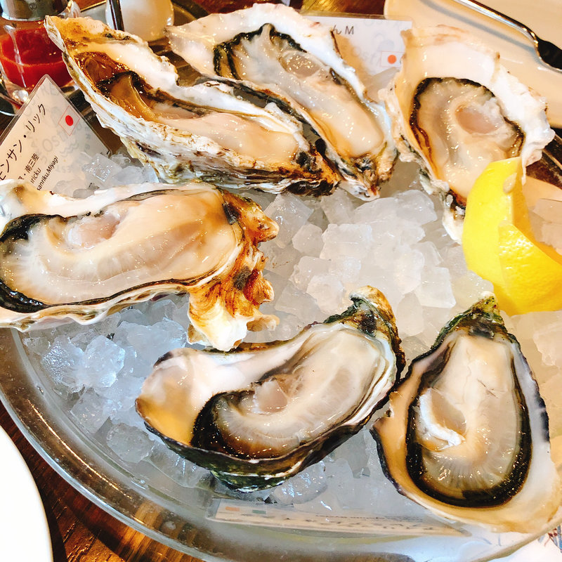 生牡蠣 6Pプラッター(オイスターバー＆レストラン オストレア 新宿三丁目店 Ostrea oyster bar & restaurant)
