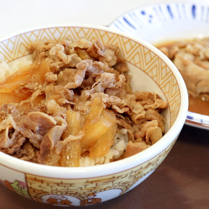 牛丼並盛(すき家 11号高松檀紙店 )