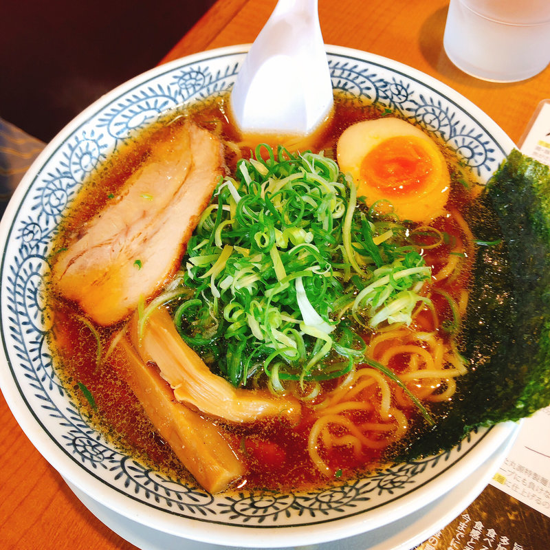 熟成醤油ねぎラーメン(丸源ラーメン 川口芝店)