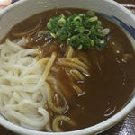 鶏モモ入りカレーうどん(府中家 丸亀店 )