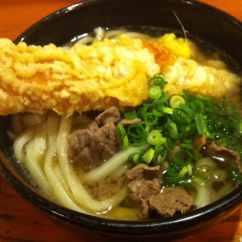肉ちくわ天うどん(歩)