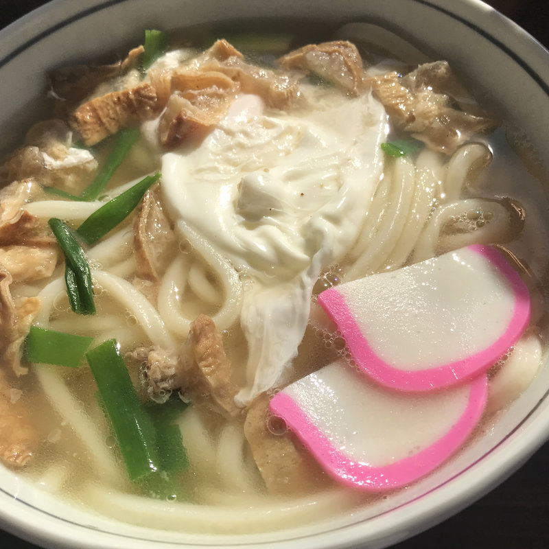 かすうどん(麺の蔵)