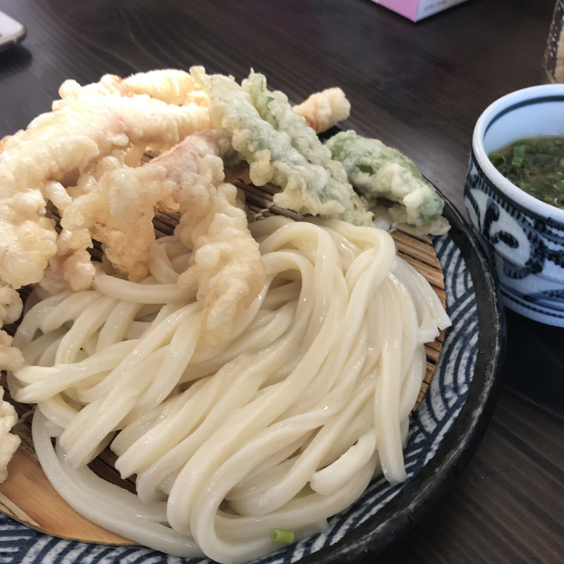 イカ天ざる(麺の蔵)