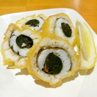 鱧梅肉天ぷら(海鮮居酒屋 天満産直市場)