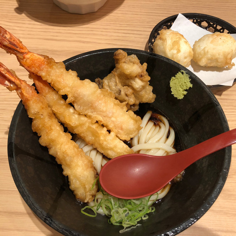 海老天ぶっかけ(本町製麺所 天 ルクア大阪店)