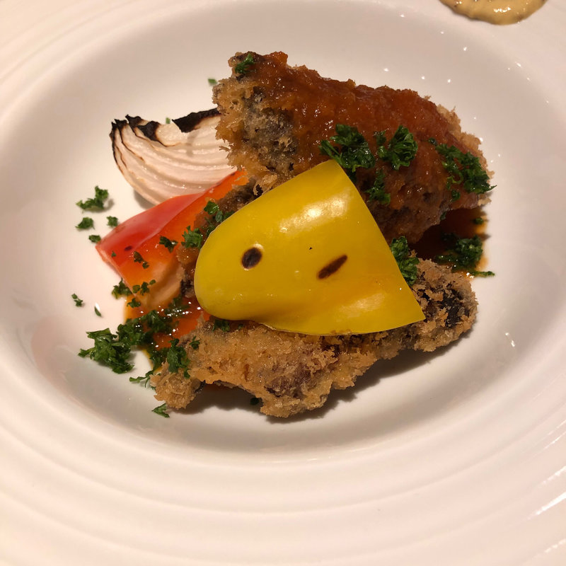 日替わり 牛の柔らか煮フライ(野菜ダイニング　菜宴 （saien）)