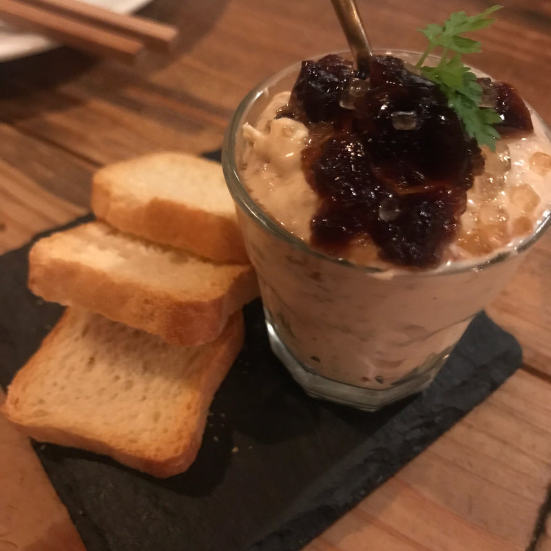 エスプレッソゼリーのせクリームチーズ(スペインバル ファロル)