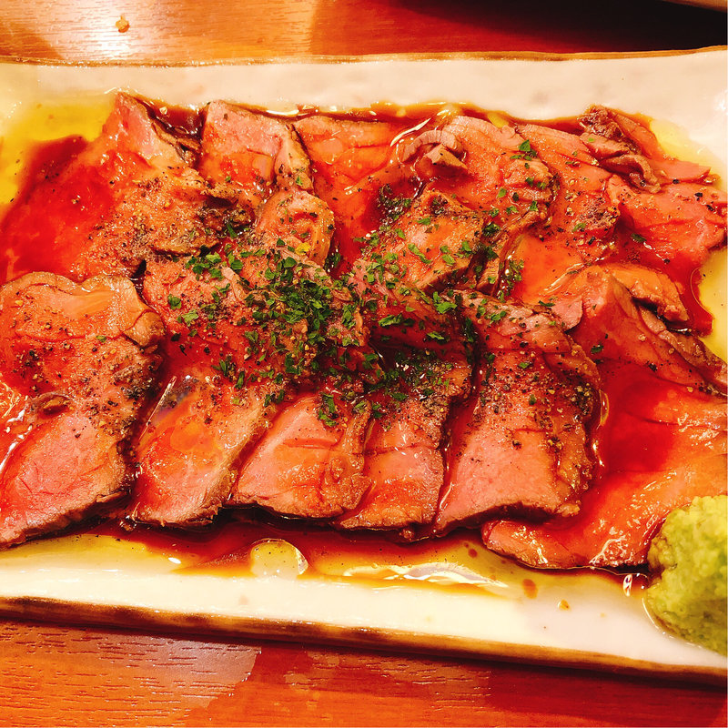 おすすめ･やわらかローストビーフ(兜町 もつ千 （カブトチョウ モツセン）)