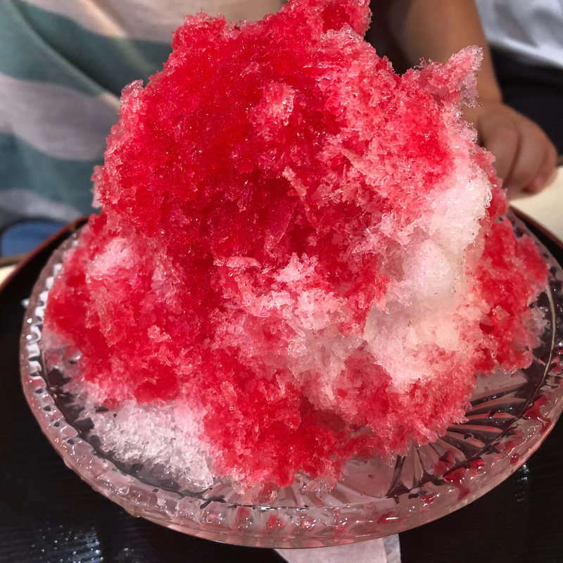 かき氷 いちご(喫茶ヤオ)