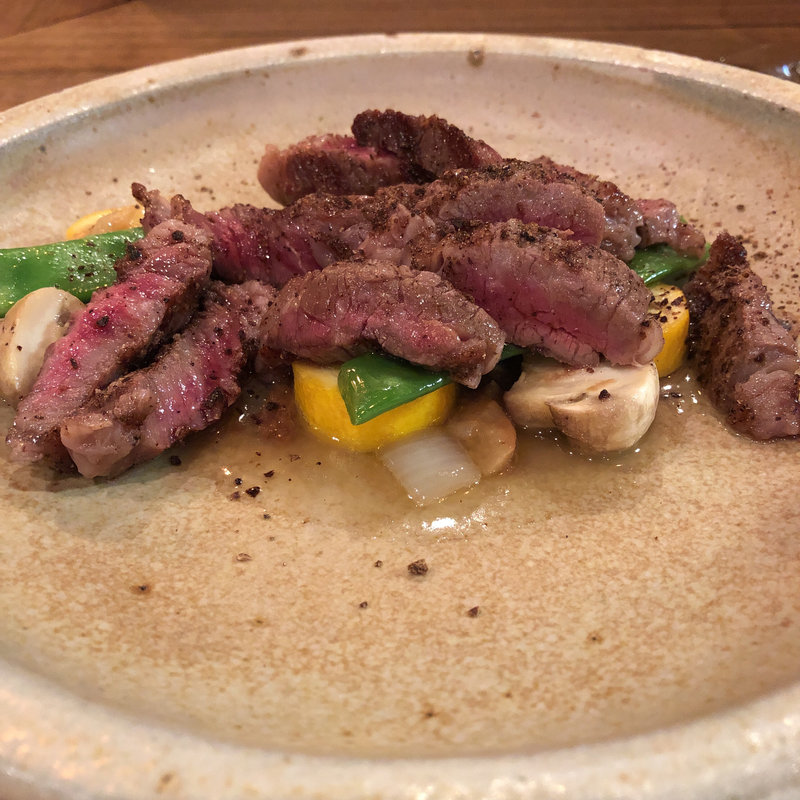 尾崎牛の炭焼ステーキ(Ryuen)