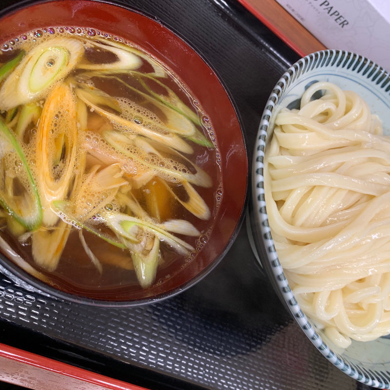 ネギチャーシューつけうどん(讃岐うどん いわい )