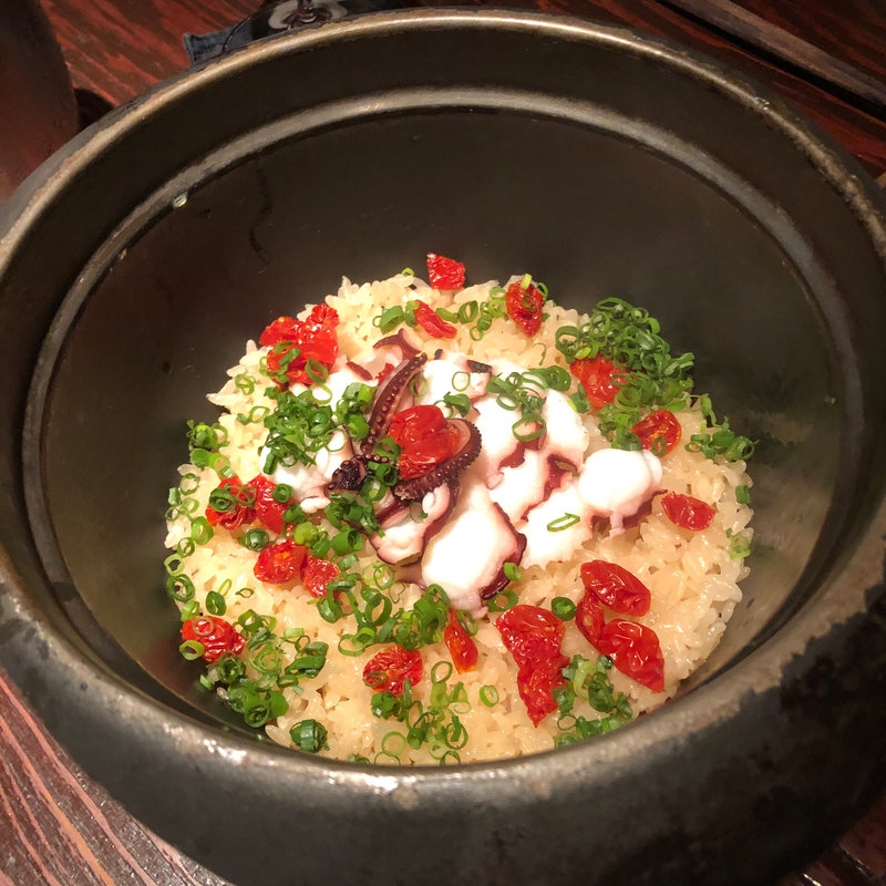 「真蛸」と自家製ドライトマトの炊き込み（1合）(ぽつらぽつら )