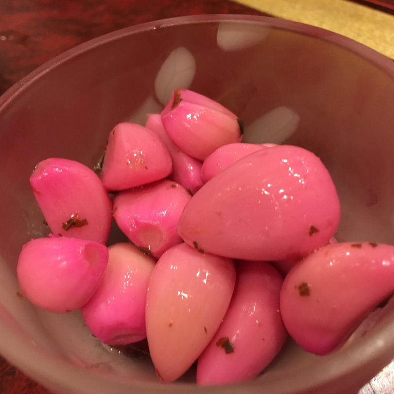 にんにくしそ漬け(季節料理 小伝馬)