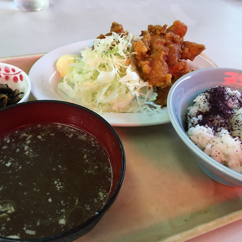 鶏唐定食(波止場食堂 出田町店)