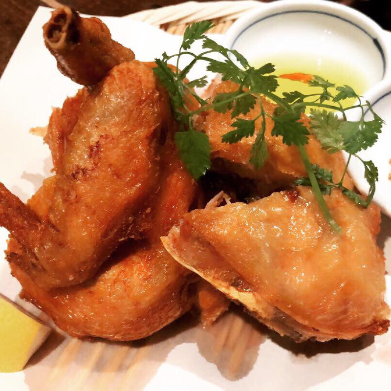 大山鶏丸鶏の揚げ(丸鶏るいすけ)