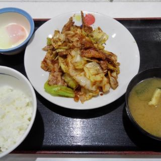回鍋肉定食(松屋)