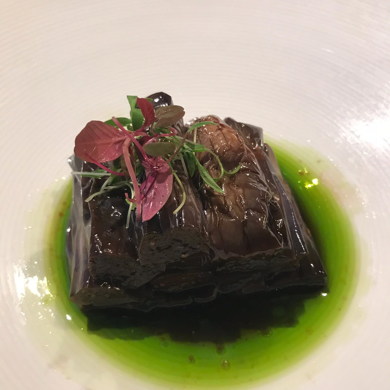 野菜料理   茄子煮浸し(New ShangHai (新上海))