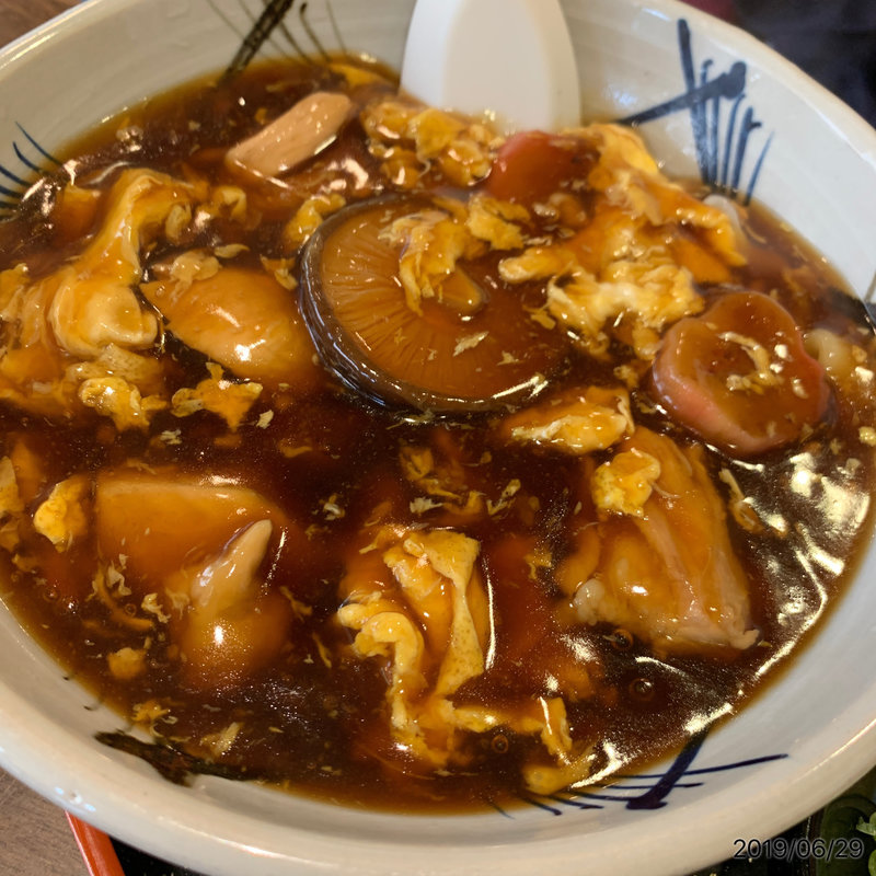 親子かき玉きしめん(浅ひろ東名店)