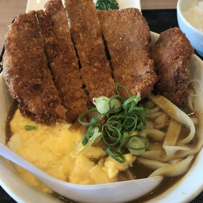 ジャンボカツカレタマ(カレタマ 丸亀飯山店 （たまごカレーうどん カレタマ）)