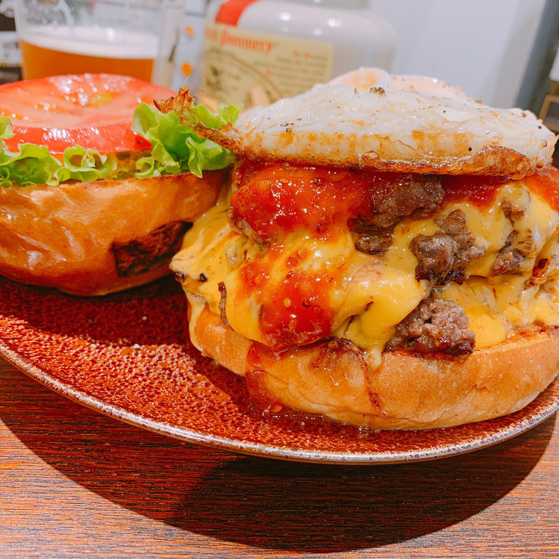 トリプルチーズバーガー(SHOGUN BURGER KABUKICYO 1st)