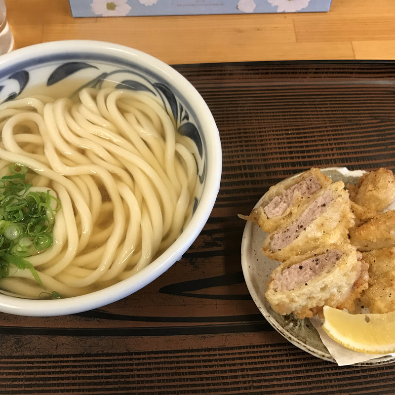 豚ひれ天うどん(ふる里うどん  )