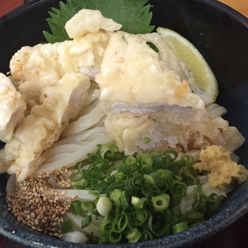 とり天ぶっかけ冷(うまじ家 （うまじや）)