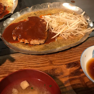 ハンバーグステーキ定食（150ｇ）(DANTE （テッパンヤキ・ダンテ）)