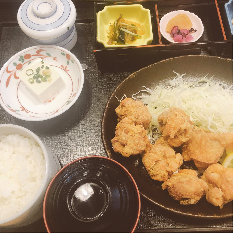 健味からあげ定食(お食事処とりいち )