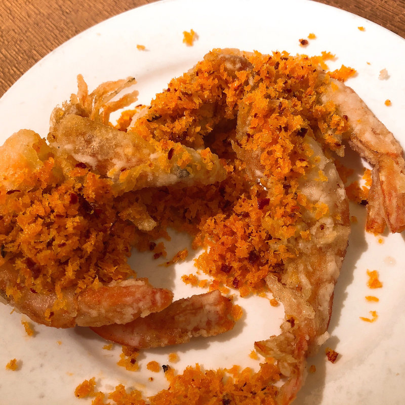 脱皮エビの漁師風(大珍樓 新館)