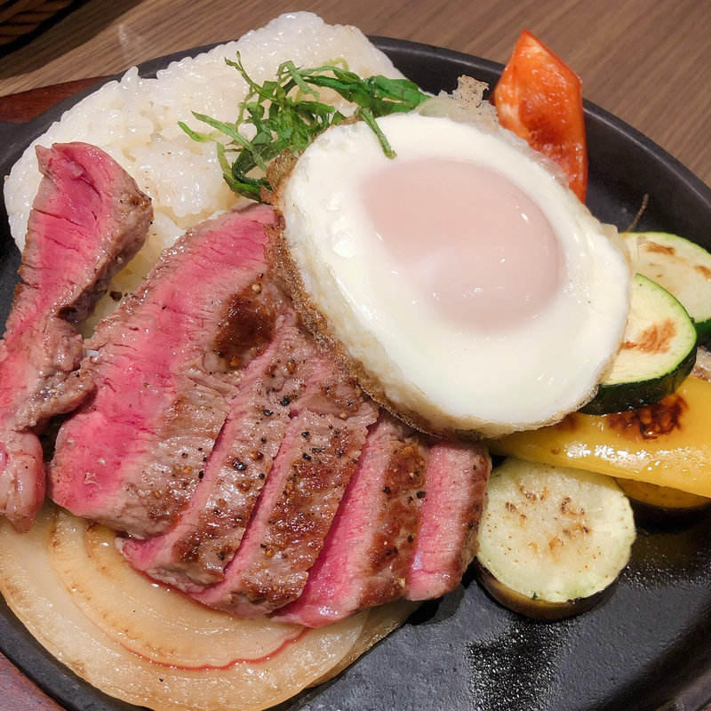 アンガス牛丼プライムステーキプレート(ハンバーグテルメ 阪急西宮ガーデンズ店)