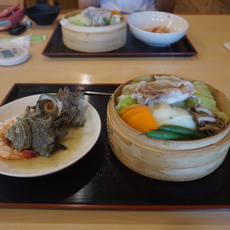 蒸し豚とお野菜(蒸し釜や )