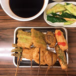 串カツ色々(串カツさくら 本店 難波 なんばの串カツ)