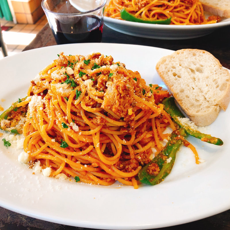 ガーリック･カレー･モツ･ナポリタン(オステリア ウネット)