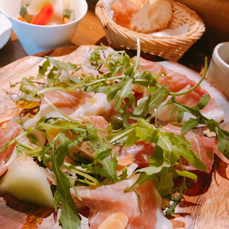 パルマ産生ハム（ハーフ）(御徒町ワイン食堂パパン)