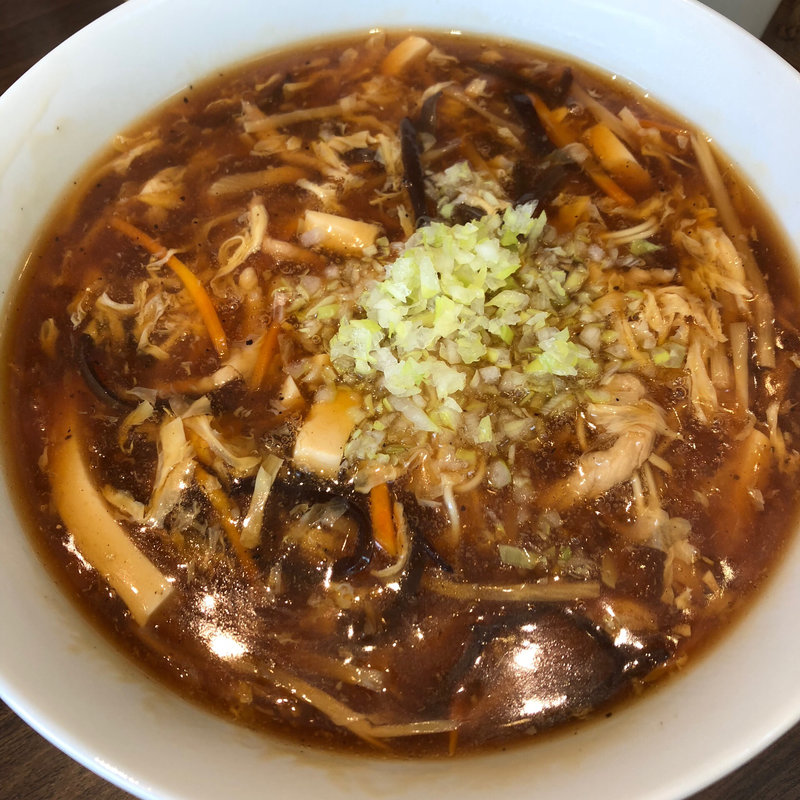 酸辣湯麺セット（青菜付き）(京鼎樓DINER ららぽーと新三郷店)
