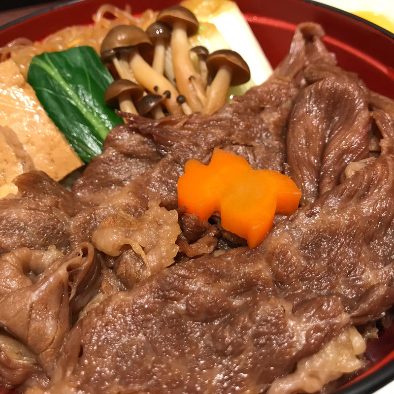 すき焼き丼(浅草今半 松坂屋 上野店)