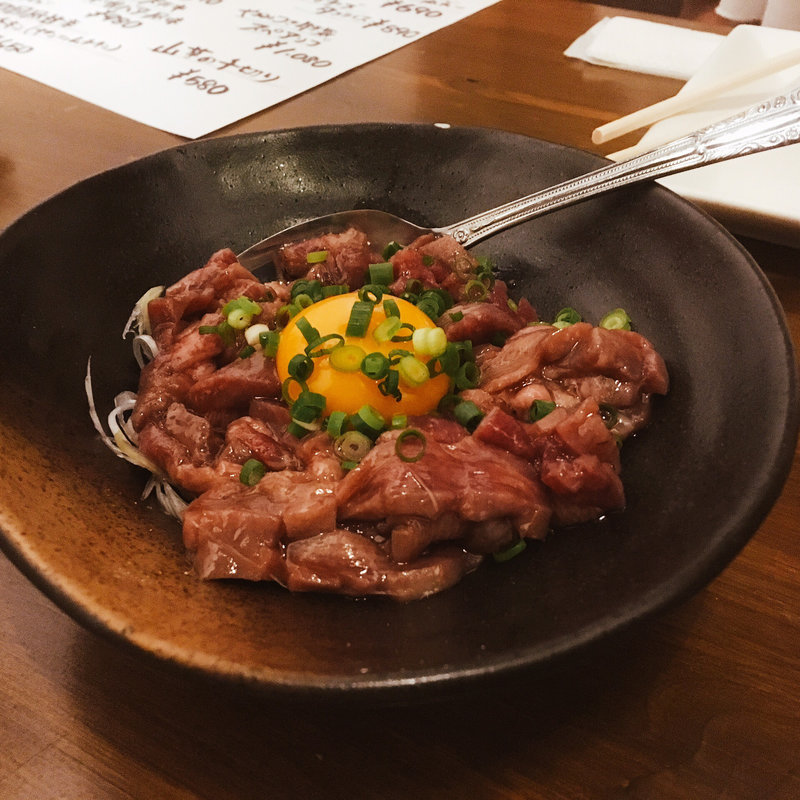 極上牛タンユッケ(つぼみ家 )