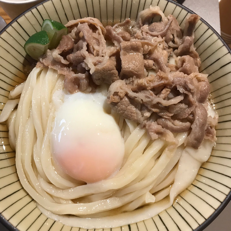 温玉肉ぶっかけ 大 ひや (Udon kyutaro)