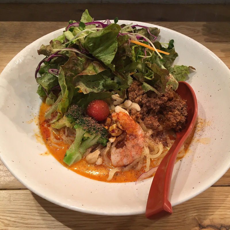 冷やし豆乳担担麺(すする担担麺 水道橋店)