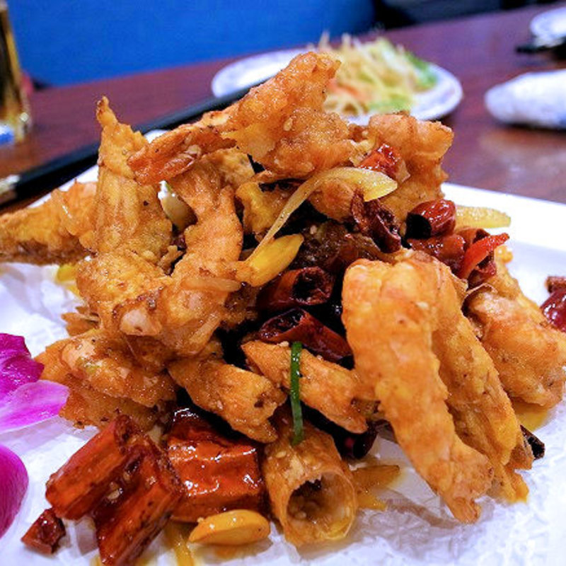 麻辣大虾（特製車エビ唐辛子炒め）(アリヤ 清真美食 池袋店)