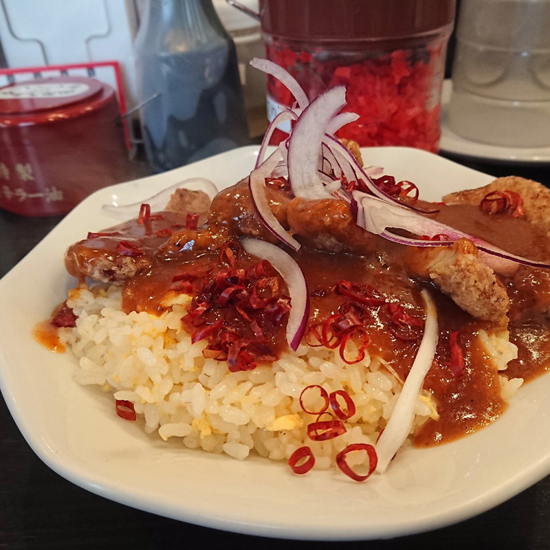 チャーハン(肉あんかけチャーハン炒王神田店)