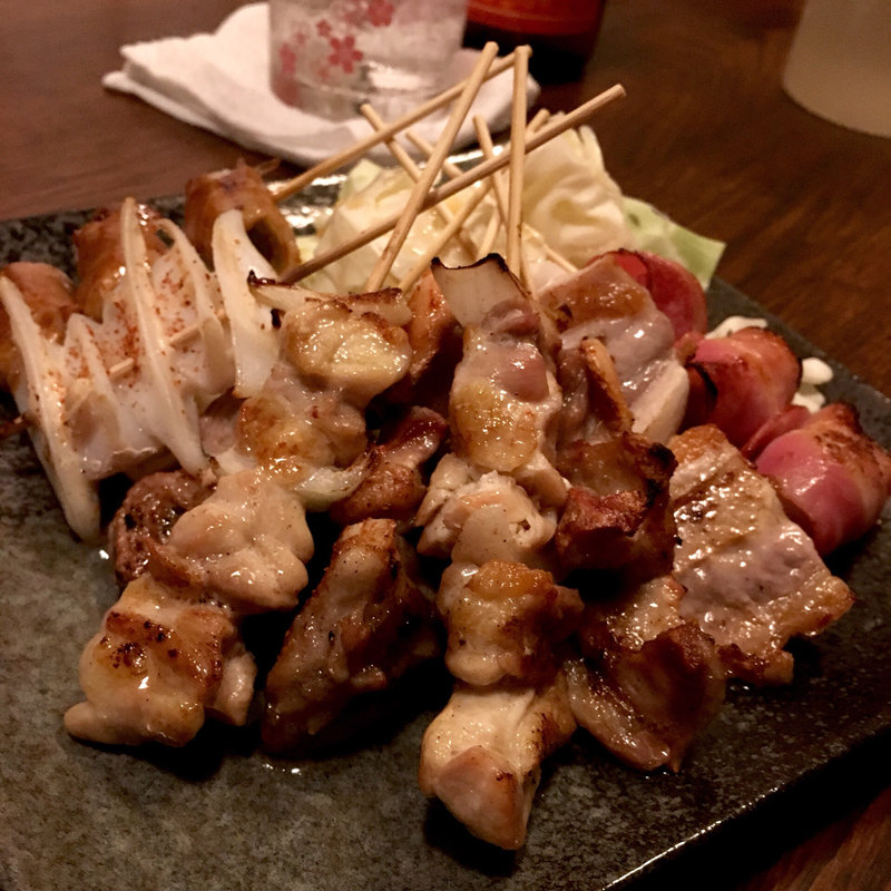 串盛り（焼き鳥）(炭火 串焼きボンちゃん)