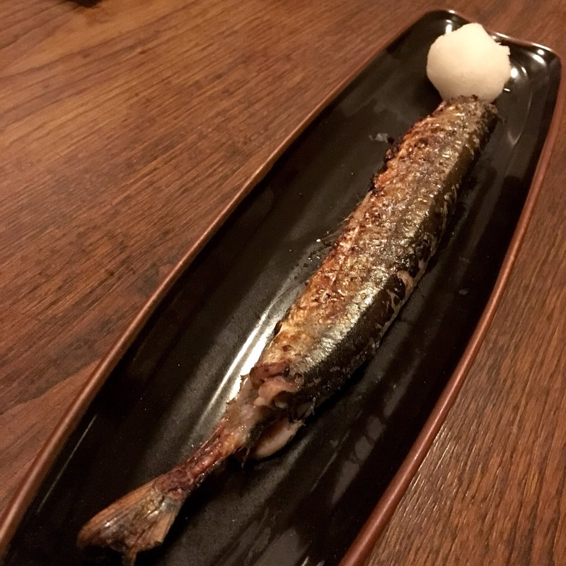 わさびサンマ(炭火 串焼きボンちゃん)