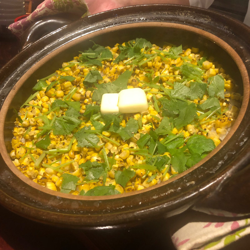 とうもろこしの炊き込みご飯(賛否両論)