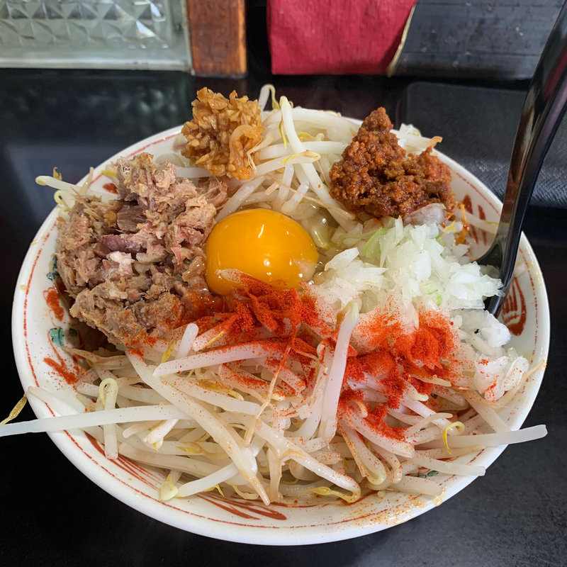 まぜそば(中盛り)(らーめん馬鹿 神屋 （GOD-YA）)