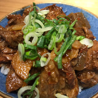 ぶっかけ小肉丼セット(うどん伝次)