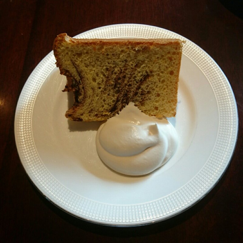 シフォンケーキ(自家焙煎珈琲 さびゆう)
