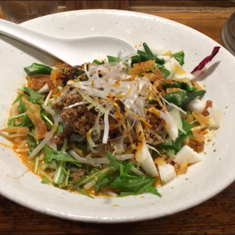 冷し担々麺(麺飯食堂 なかじま)